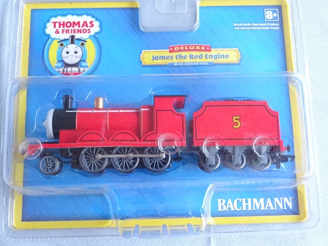 Ｂacmann Ｔrains Ｔhomas &james Bachmann #58743 James the Red Engine (with moving eyes)
