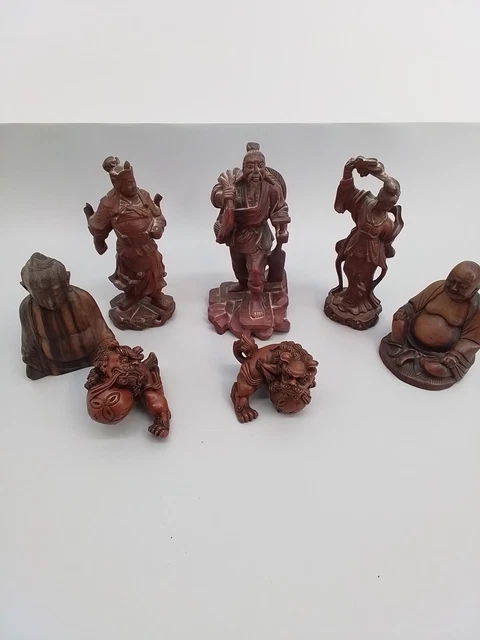Antique Chinese High Quality Carved Figurines 2