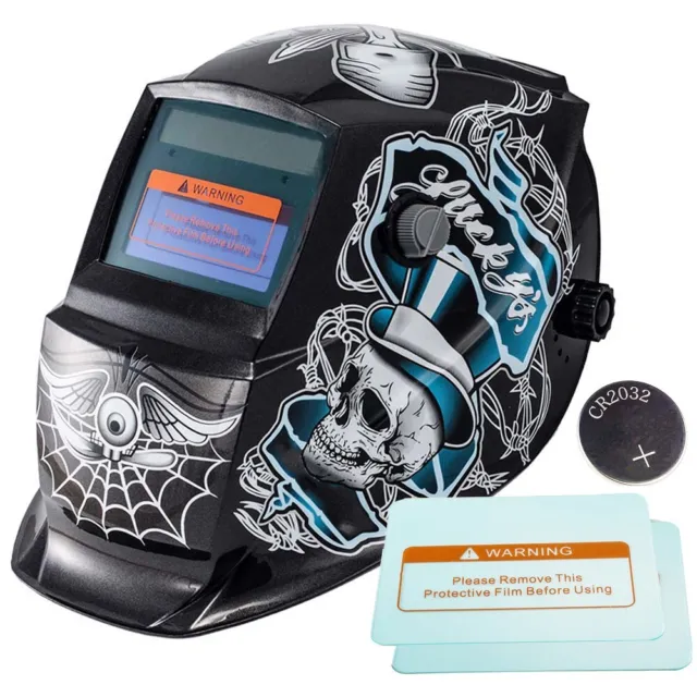 Pro Solar Auto Darkening Welding Helmet Arc Tig Mig Mask Grinding Hood