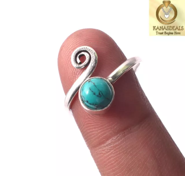 Turquoise Plated Ring Astounding Jewellery 2 GM Value-Priced @1.99-77371