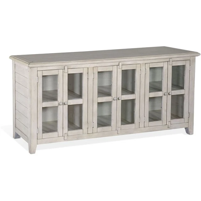 Pemberly Row 70" Wood TV Cabinet for TVs up to 80" in Marble White Pemberly Row 70" Wood TV Cabinet for TVs up to 80" in Marble White