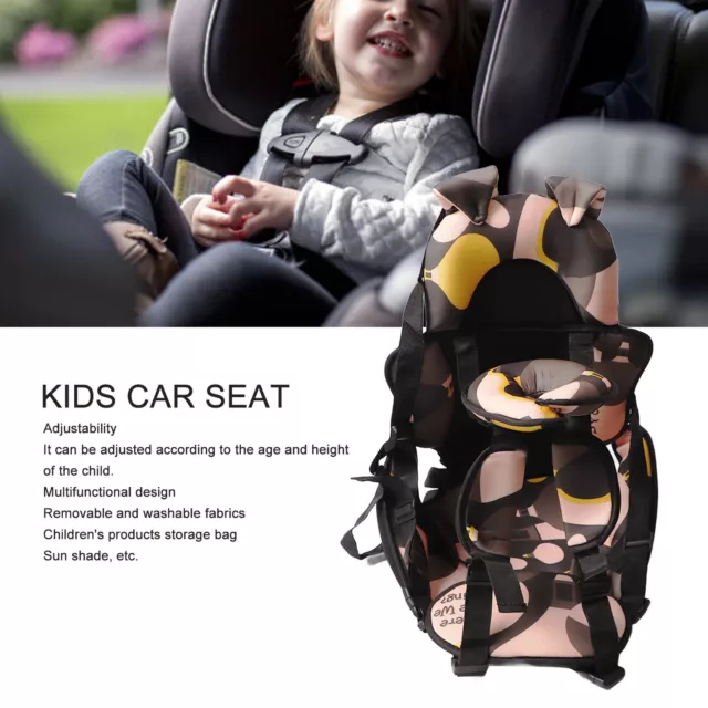 Baby Car Seat Comfortable Adjustable Impact Resistant Portable Booster Child 2