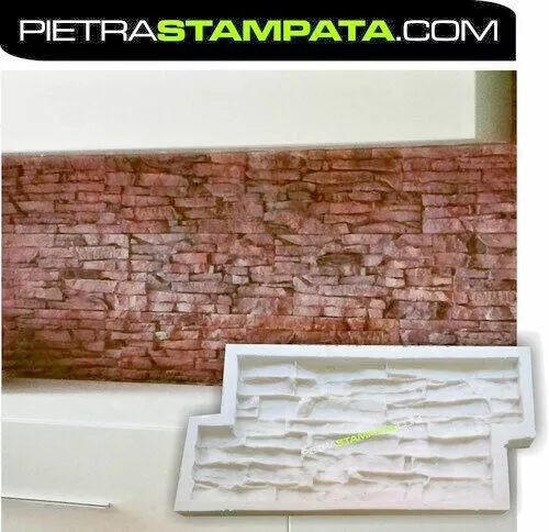 stampo cemento stampo gesso pietra ricostruita rivestimento parete roccia 3