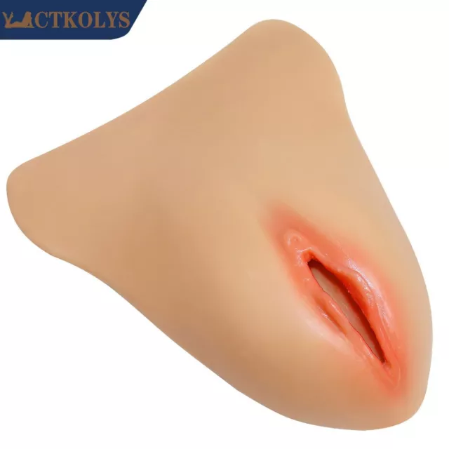 CTKOLYS Silicone Fake Vagina Panties Ladies Gaff Insertable Crossdresser Pad
