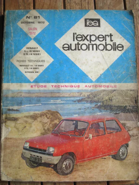 REVUE TECHNIQUE- L'EXPERT AUTOMOBILE RTA EA n°81 RENAULT 5L R1220 - R5 TL R1222