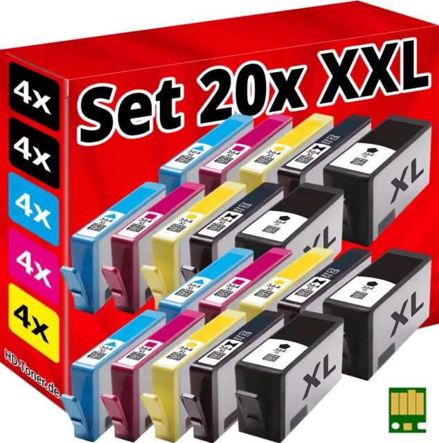 20x DRUCKER PATRONEN für HP-364 B8550 C309a C309g C309h C310a C410b C510a C5300