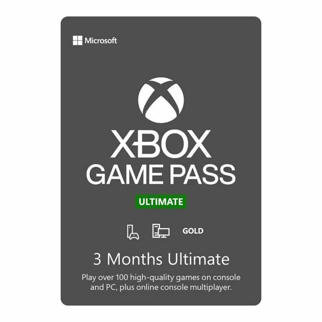 Microsoft Xbox Game Pass Ultimate 3 Month Membership (Digital)