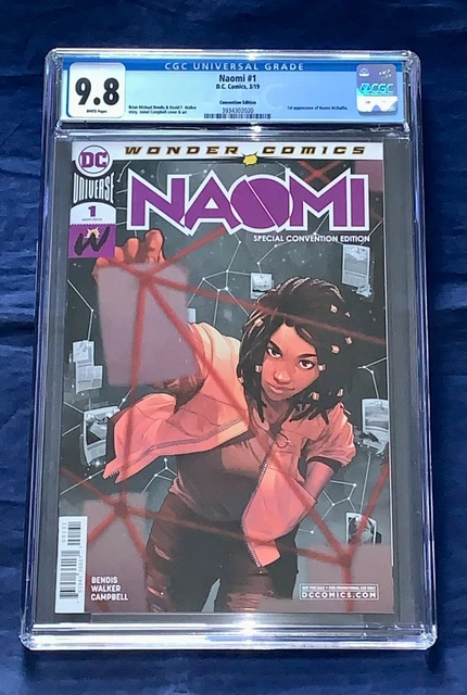 Naomi #1 Convention Edition CGC 9.8 - 1st appearance of Naomi McDuffie
