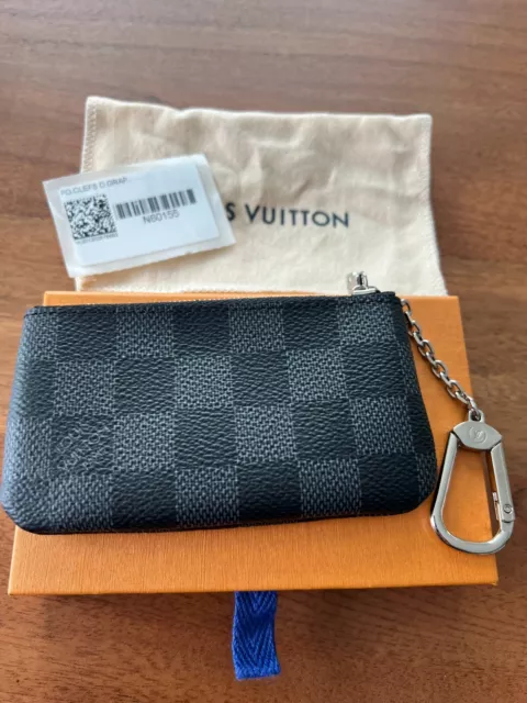 Shop Louis Vuitton DAMIER GRAPHITE Key pouch (N62658, M62650) by puddingxxx