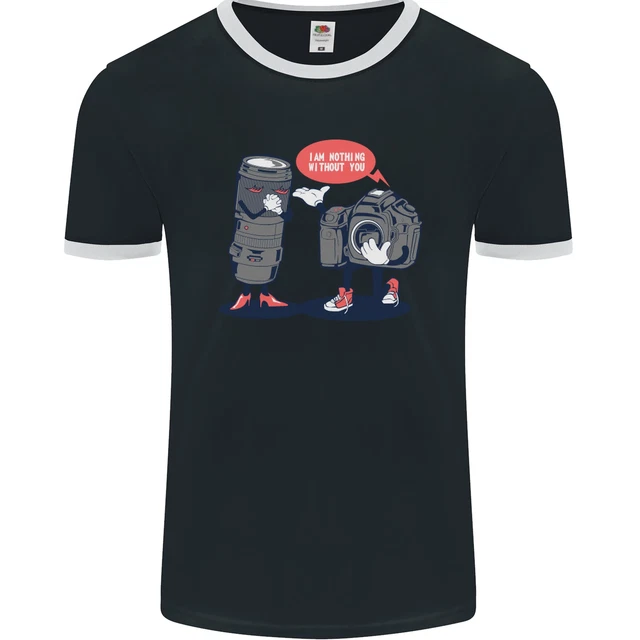 T-shirt da uomo Nothing Without You fotografia fotografo fotografia fotoL