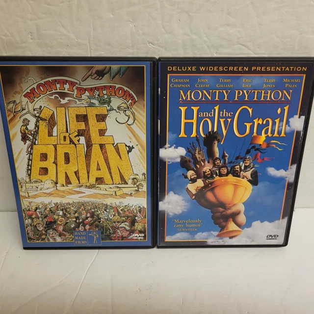 MONTY PYTHON AND the Holy Grail + Life of Brian 2-DVD LOT Like new! $20 ...
