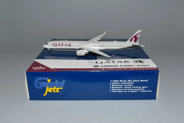 GEMINI JETS 1:400 Qatar Airways Airbus A350-1000 A7-ANA
