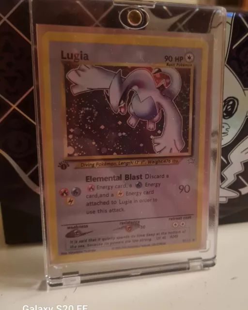 pokemon karte holo vintage Lugia