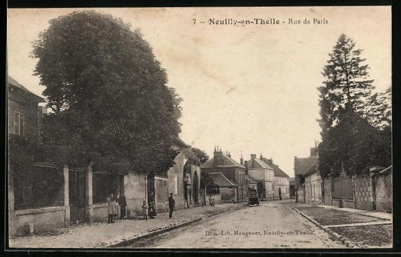CPA Neuilly-en-Thelle, Rue de Paris