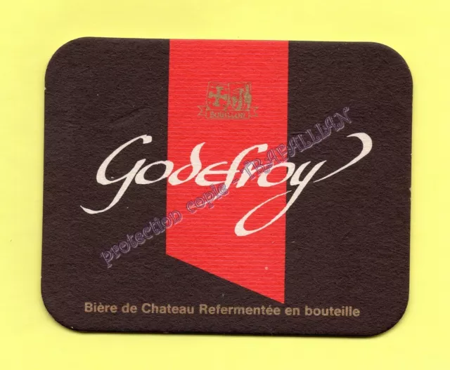 ANCIEN SOUS-BOCK  Bière GODEFROY coaster bierdeckel beermat