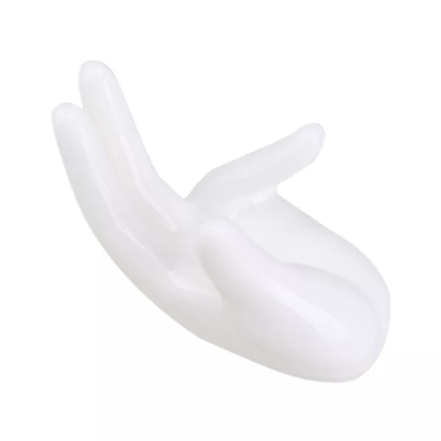 Ocarina White Ceramic Hand Holder Support Stand for 6-hole or 12 hole Pottery