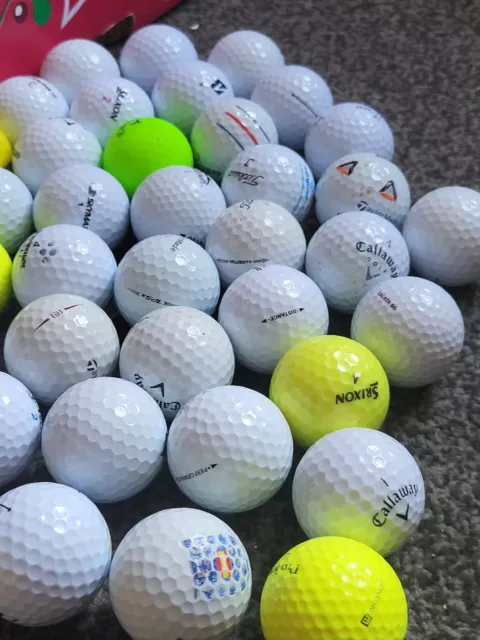 40 Lake GOLF BALLS Grade-B. Top Brands, Great Price! "Recycle  By Paying LESS!"