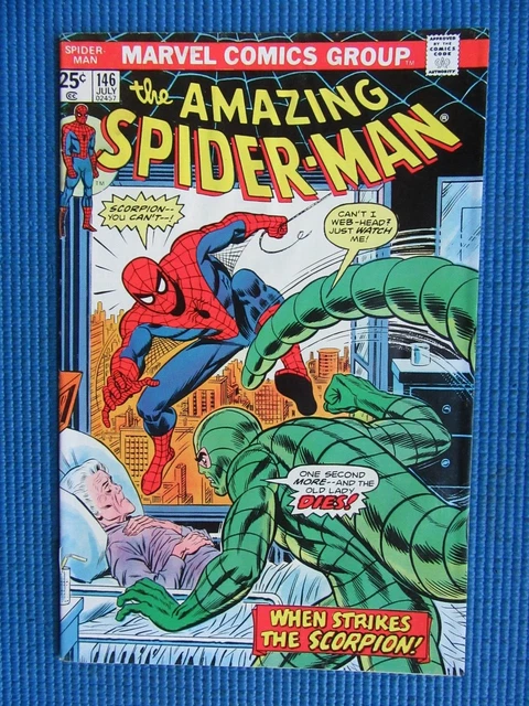 Amazing Spider-Man # 146 - (Fine) -When Strikes The Scorpion-Aunt May-Jackal