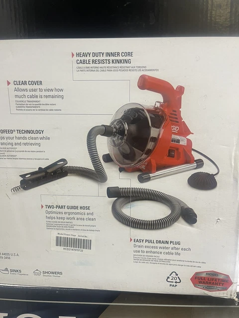 Ridgid 1/4 in X 30 ft Cable Drum Machine Drain Auger Inner Core 55808 Parts Only