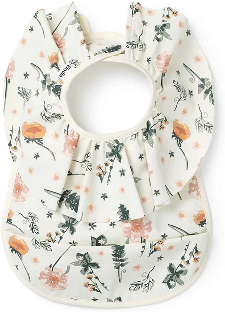 Pechera de alimentación para bebés Elodie Details para bebés y niños pequeños, impermeable con bolsillo,