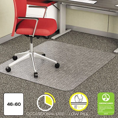 deflecto CHAIRMAT,46X60NOLIP,NOBVL CM11442F  deflecto CM11442F 079916062150