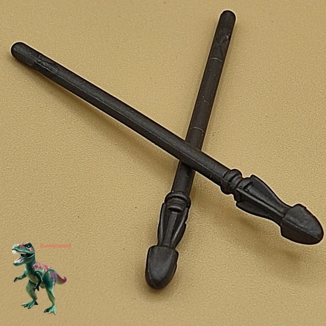 PLAYMOBIL * PIRATES * Projectile Orange Noir Pour Canon 4156 - Foto 2