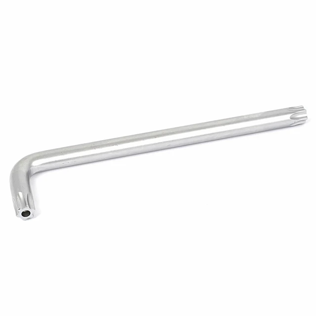 T55 Long Bras Inviolable Torx Étoile Clé À Pipe 161mm Longueur argenté