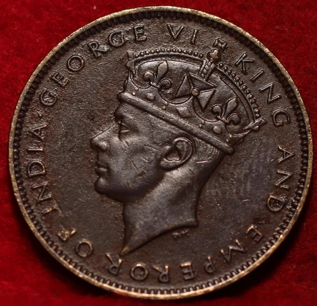 1945 Jamaica One Penny Foreign Coin