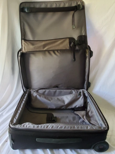 Tumi Black Luggage 20" Upright Wheeled Suitcase