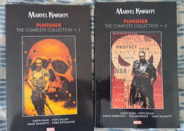 Garth Ennis tpb lot The Boys Omnibus vol 1-3 and Marvel Knights Punisher vol 1-2 3