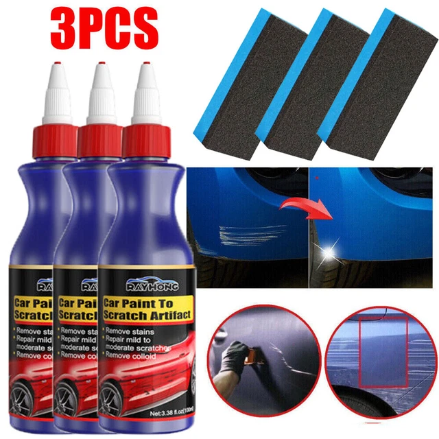 3STK AUTO KRATZER-ENTFERNER Kratzer Reparatur Mittel Entferner -Wachs ...