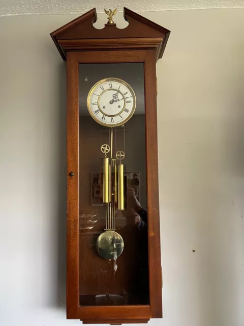 Hermle mechanical movement pendulum wall clock