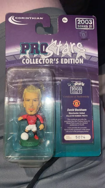 Corinthian 2003 Series 21 774 Pro Stars Collectors Edition David Beckham.