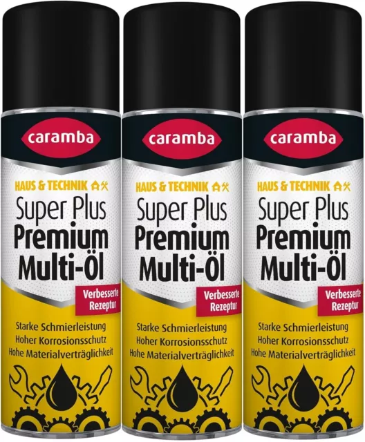 CARAMBA SUPER PLUS Premium Multiöl 3x300 ml Multifunktionsspray