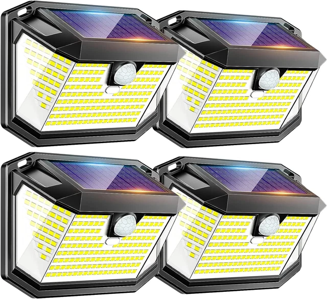 Solarlampen Für Außen 202LED Solarlampen Für Aussen Mit Bewegungsmelder270°Beleu