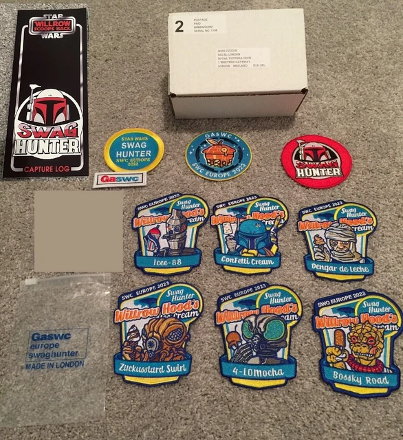 STAR WARS CELEBRATION Europe 2023 London Willrow Hood Ice Cream Patch