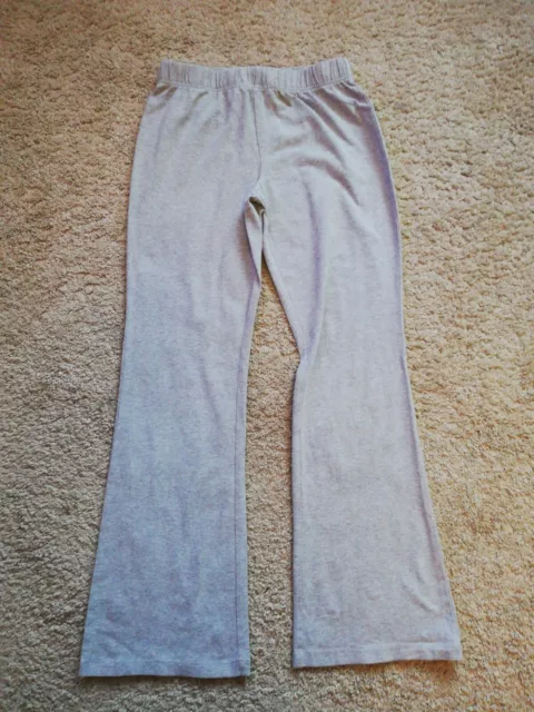 Pantaloni grigi per ragazze Lands End bambini abbigliamento attivo - età 12-13 yoga, jogger, salotto