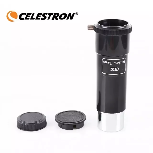 Celestron 3x Barlow Lens: 1.25" Eyepiece for Professional Telescopes