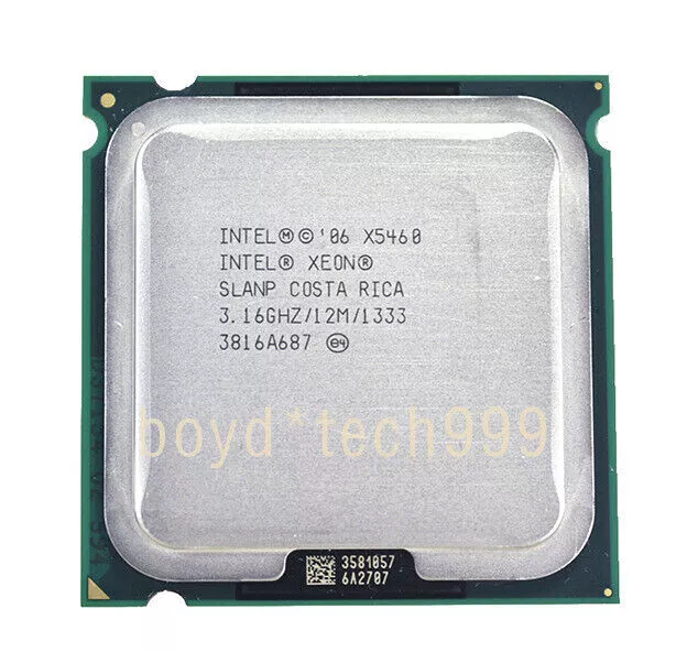 Intel Xeon X5460 E5440 E5450 X5450 CPU LGA775 Processor