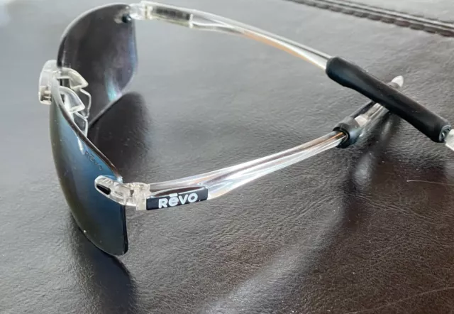 REVO Sunglasses Clear Rimless ￼Frame Only Made in Italy