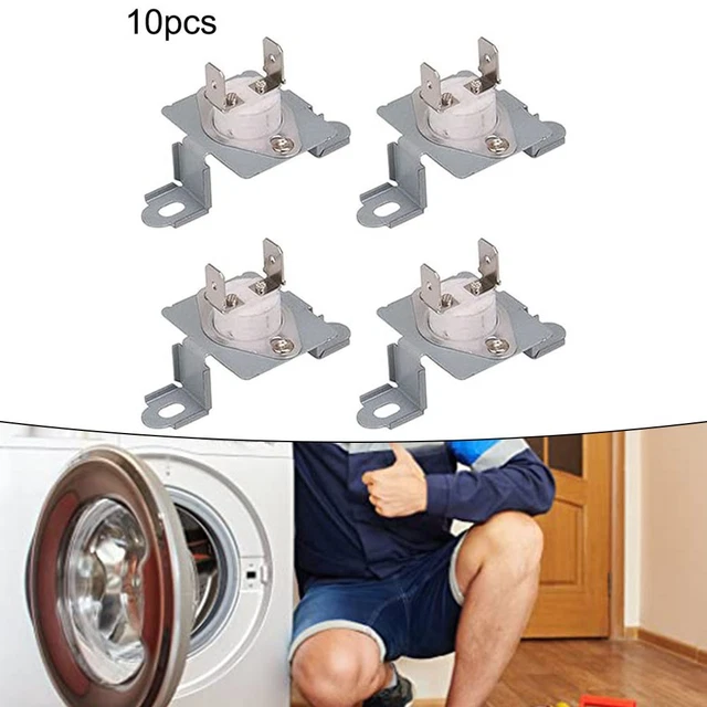 10 Fusibili Termici Di Ricambio Per Asciugatrice Whirlpool, Kenmore E Altri Marchi