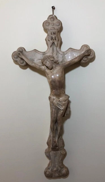 Old sculpture Crucifix Jesus 42 cm Old sculpture Crucifix Jesus 42 cm