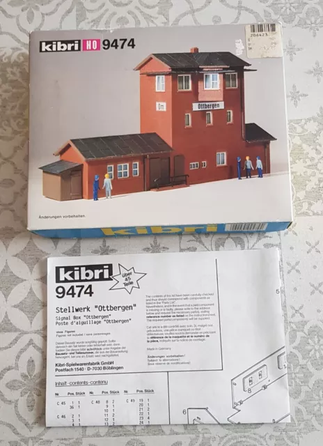 Kibri H0 Bausatz Konvolut - 9474 u. 9428 Stellwerk u. Wasserturm "Ottbergen"