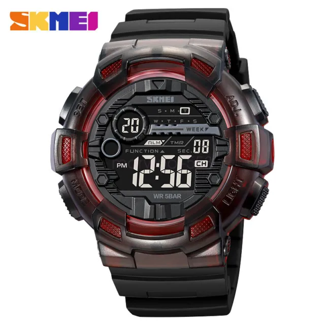 SALE HOT SKMEI Digital Watch Boy Girl Wristwatch Sport Watches Transparent Watch