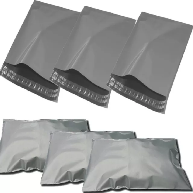 200 x STRONG Grey 9 x 12" Postage Mailing Bags 9x12"