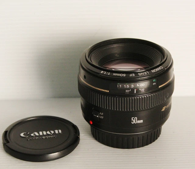 OBJECTIF TRES  LUMINEUX  CANON EF 50 mm 1:1.4 ULTRASONIC