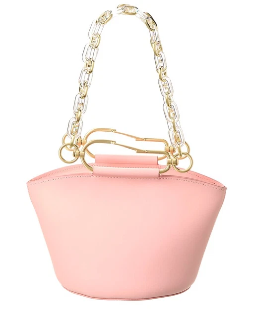 Zac Posen Belay Mini Leather Bucket Bag Women's Pink