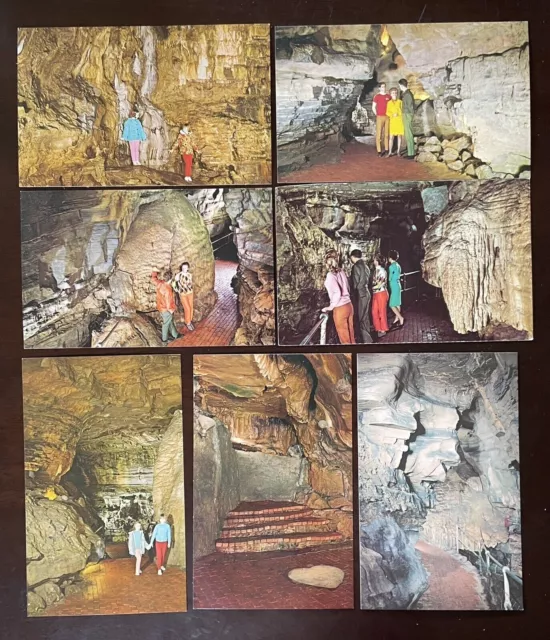HOWES CAVE NY New York Howe Caverns Vintage Postcard lot of 7 ...