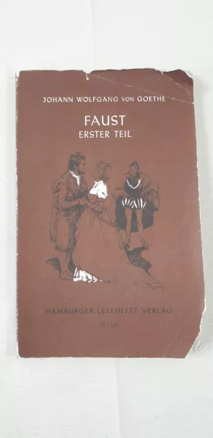 Buch Faust (Erster Teil) von Johann Wolfgang von Goethe