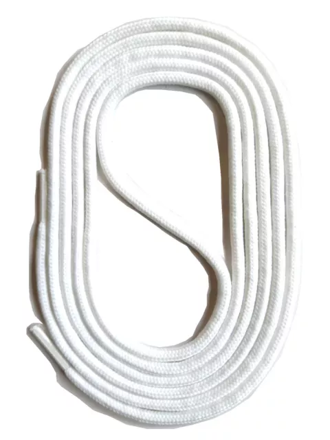 SNORS SCHNÜRSENKEL rund WEISS 60-150cm 3mm Polyester Schuhband Kordel stabil